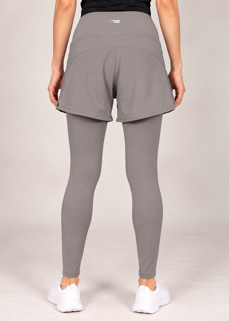Stride Short Tights - Grey Gymrun