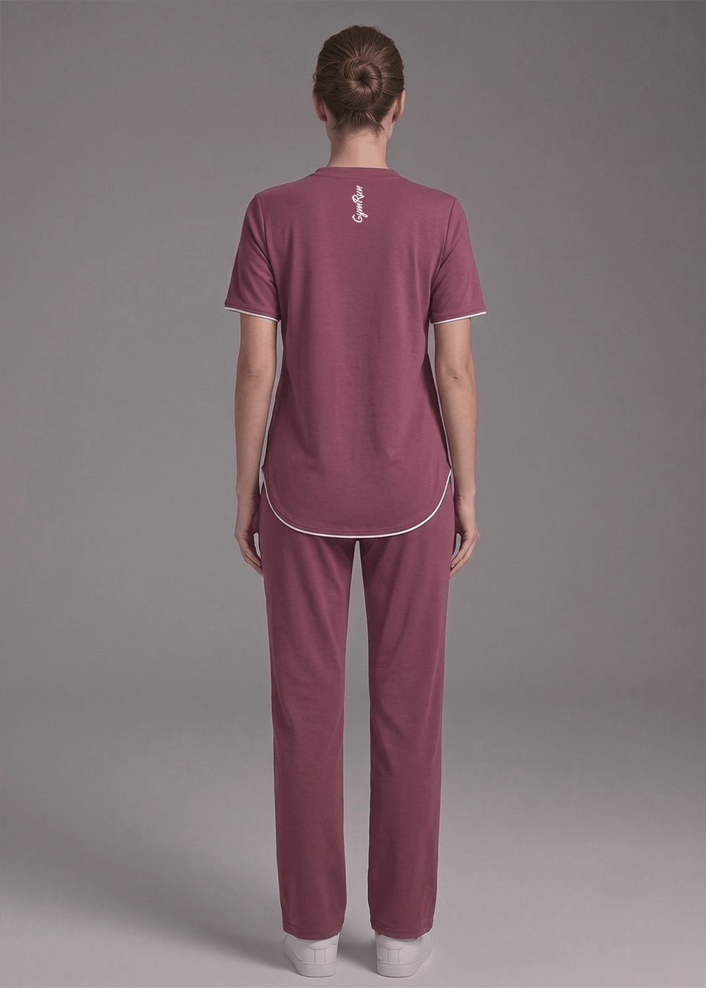 Motion Line Tracksuit - Deep Plum