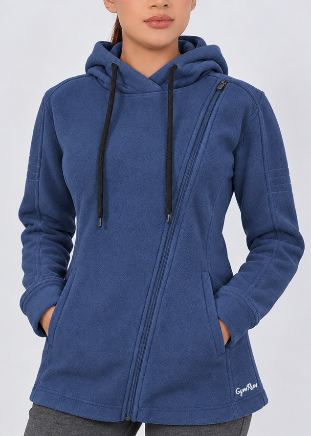 Crossover Hoodie - Navy Gymrun