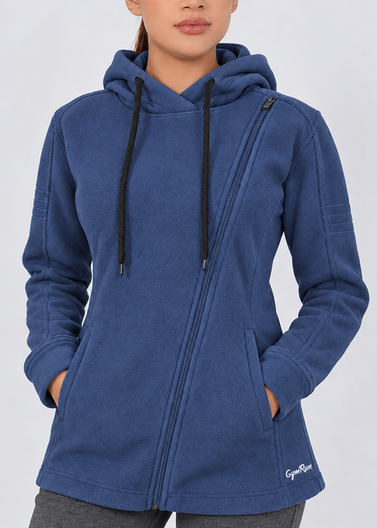 Crossover Hoodie - Navy Gymrun