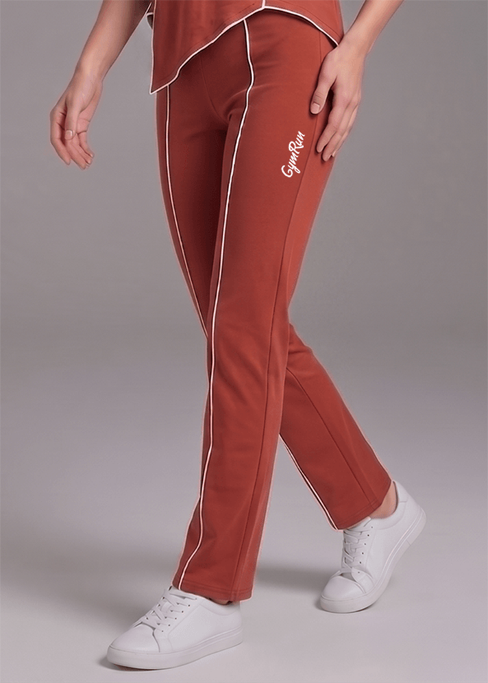 Motion Line Trouser - Intense Rust