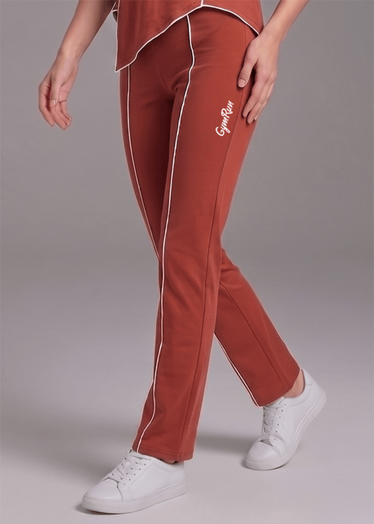 Motion Line Trouser - Intense Rust