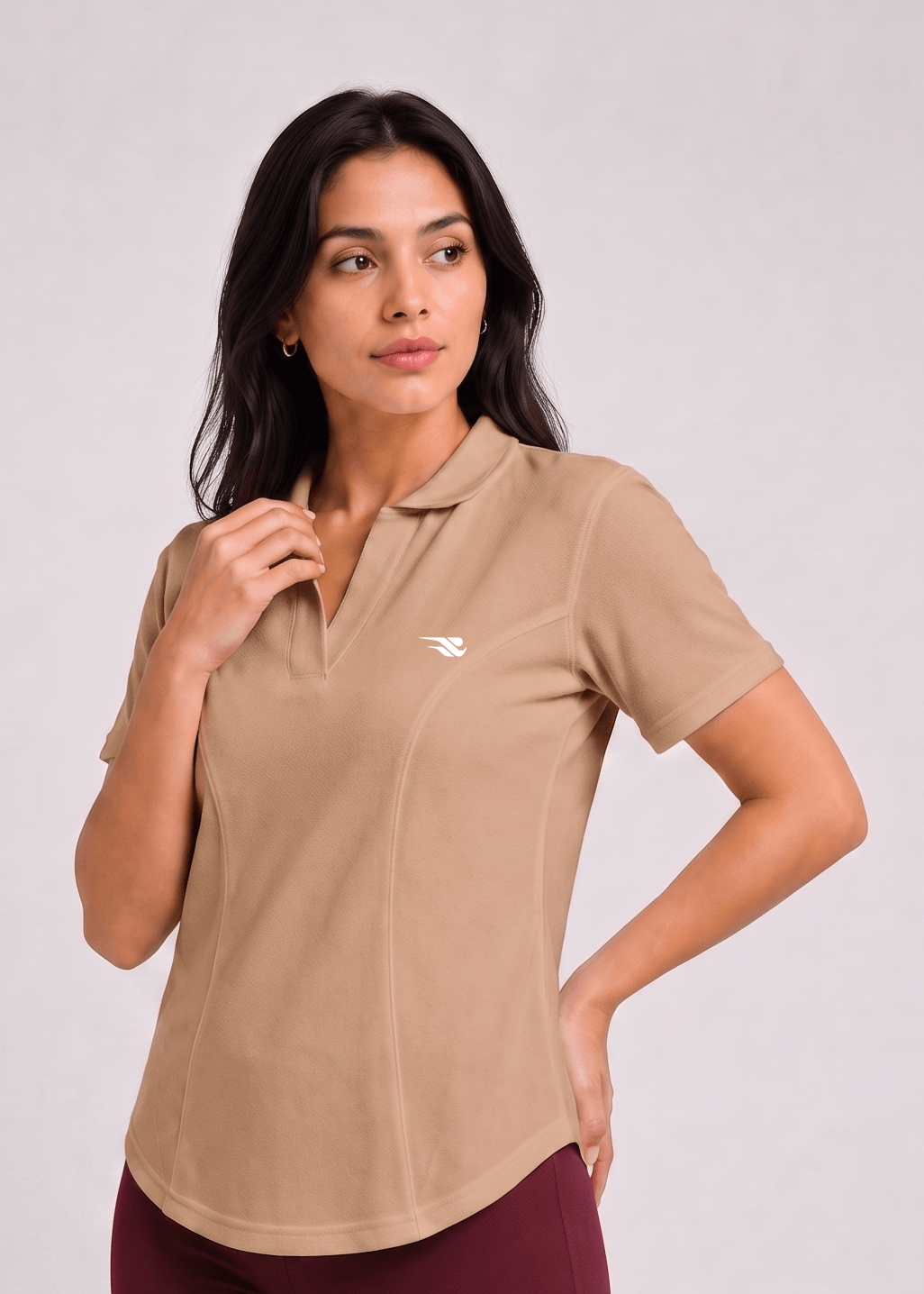 Signature Polo Shirt - Beige