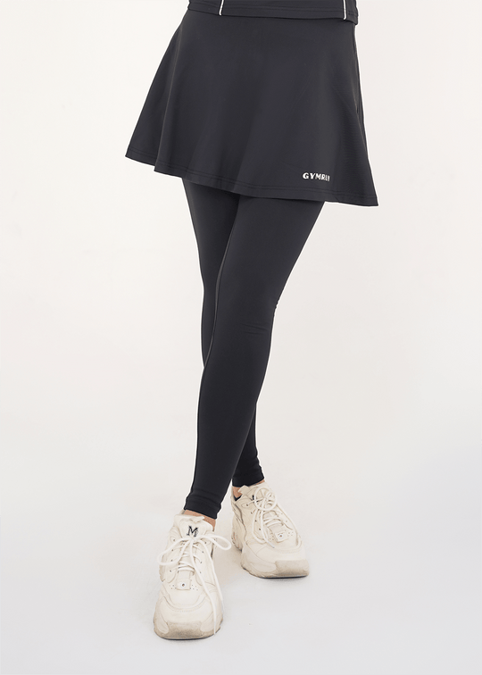 Stride Skirt Tights - black Gymrun
