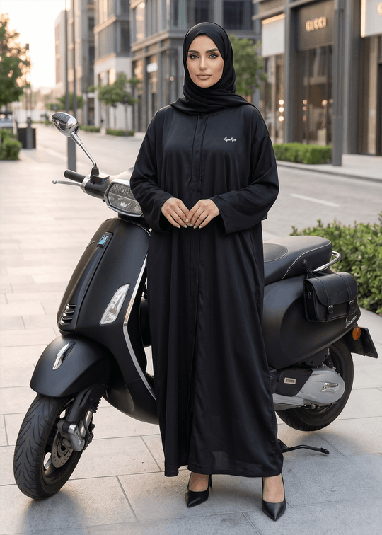 Grace Ride Abaya - Black