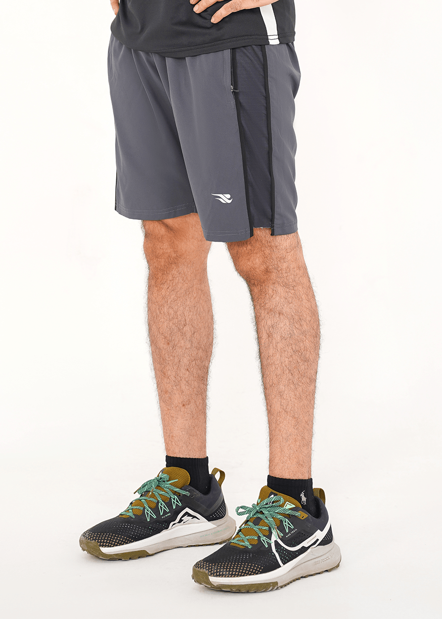 Aero Race Short - Grey/Black