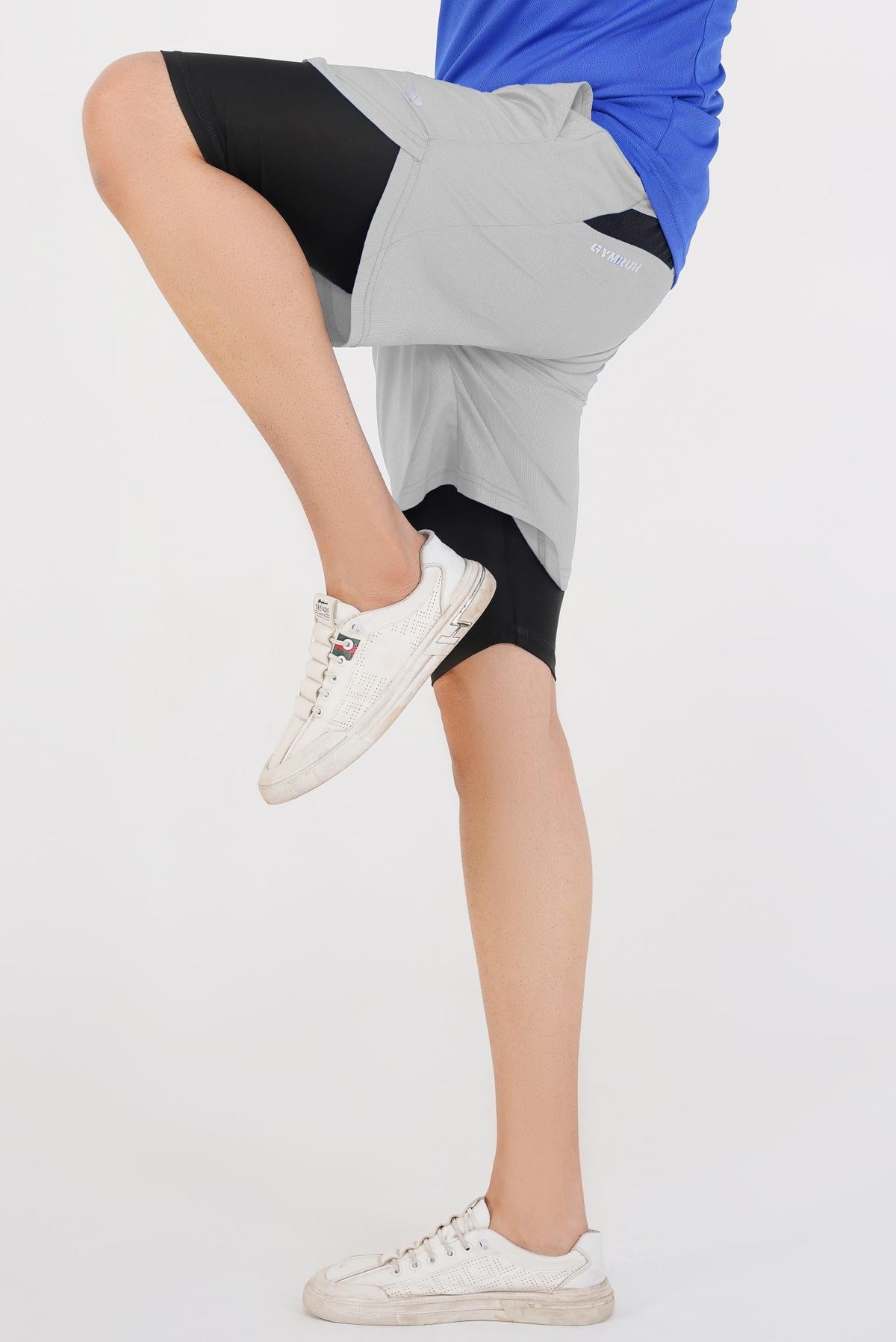 Elite Grid Dual Short - Grey