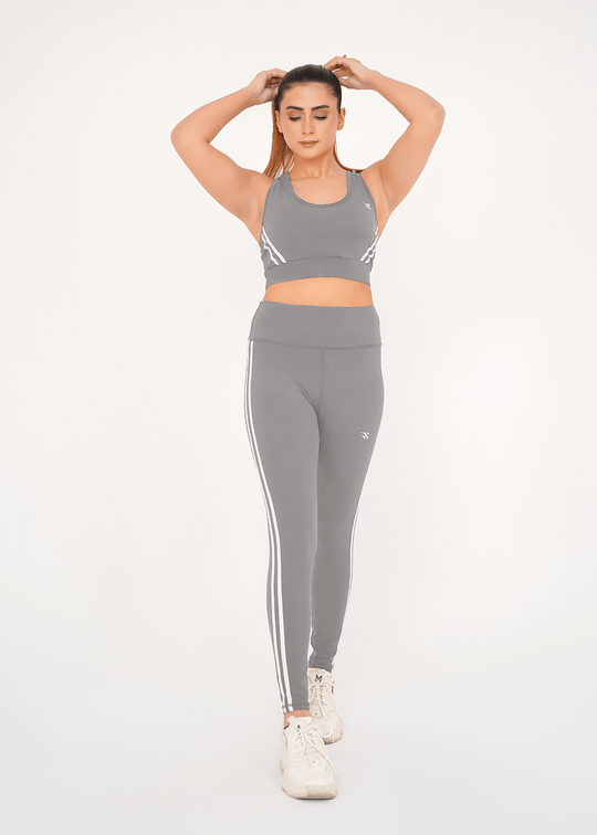 Impact Sports Bra + Legging - Grey