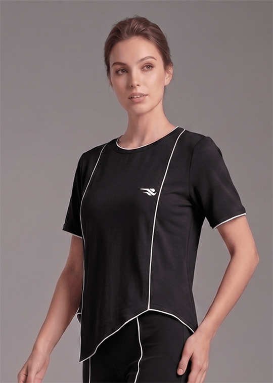 Motion Line T-Shirt - Black