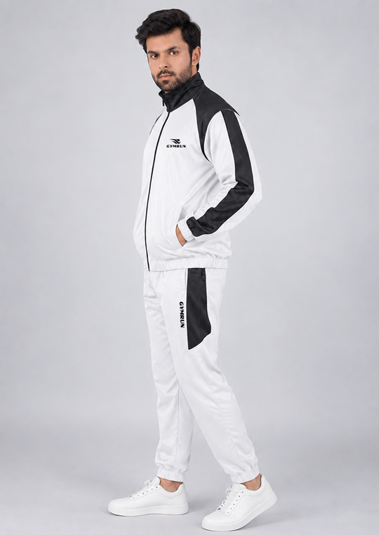 Season Flow Tracksuit - White Gymrun
