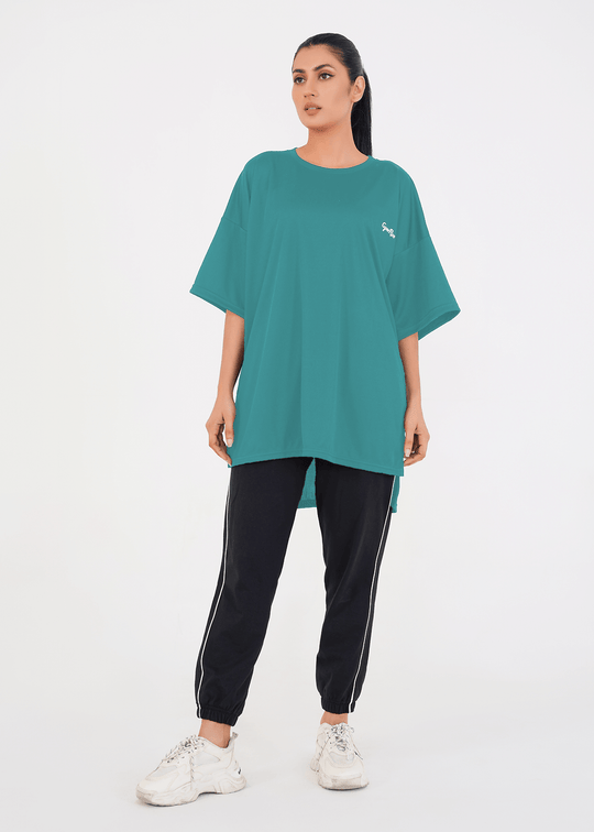Oversized Modest T-shirt - Teal