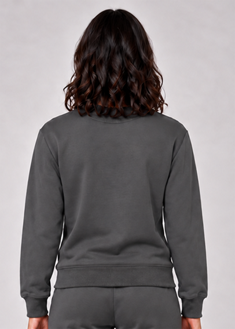 Stride Edge Sweatshirt - Charcoal/Heather Grey Gymrun