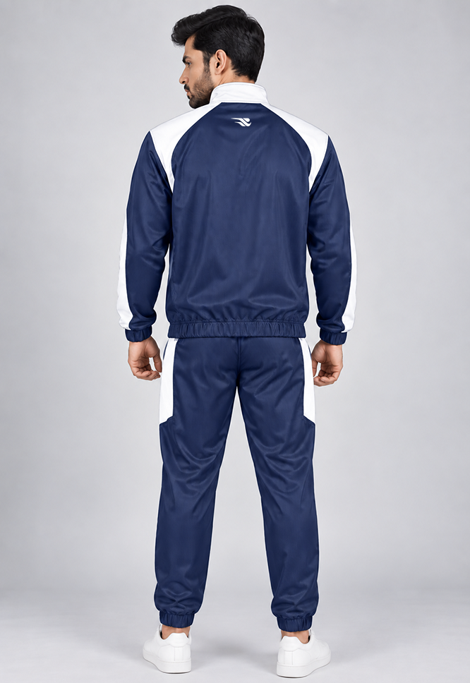Season Flow Tracksuit - Navy Gymrun
