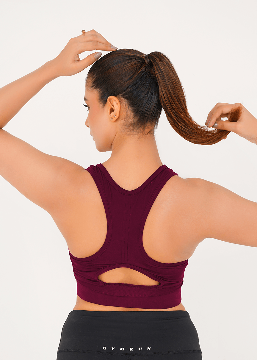 Impact Sports Bra - Maroon