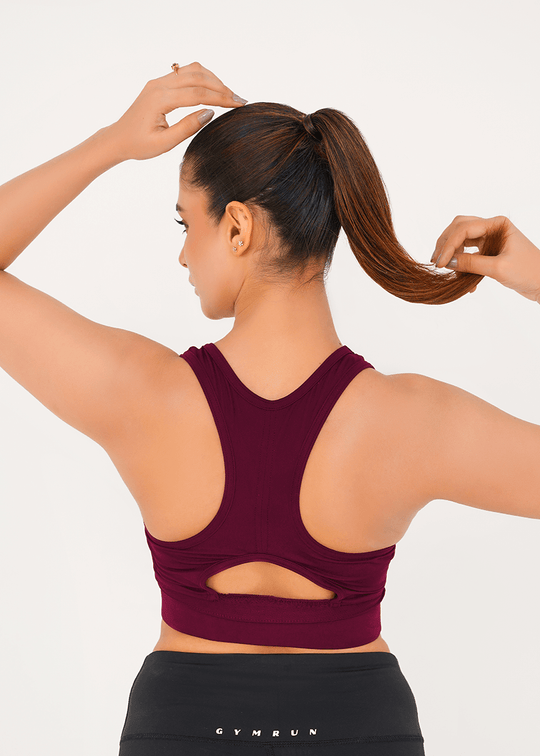 Impact Sports Bra - Maroon