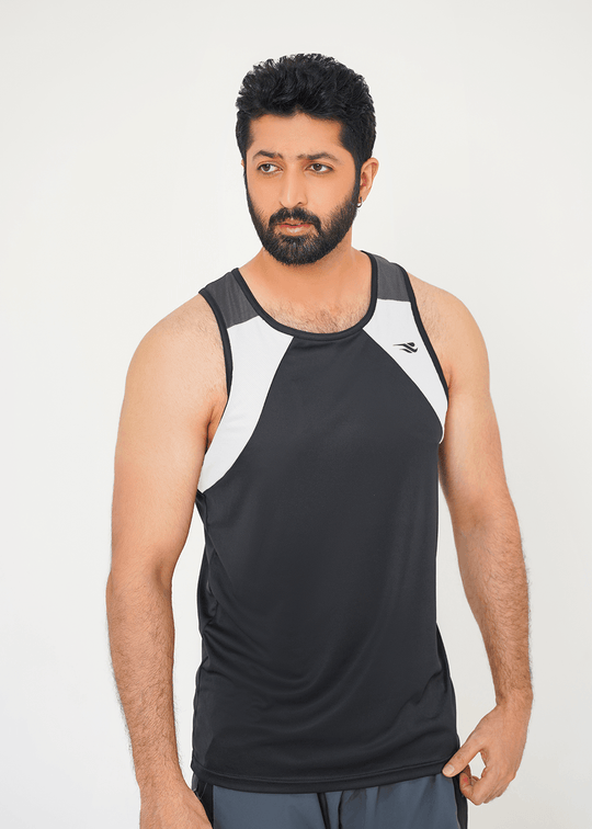 Titan Flex Tank - Black/White