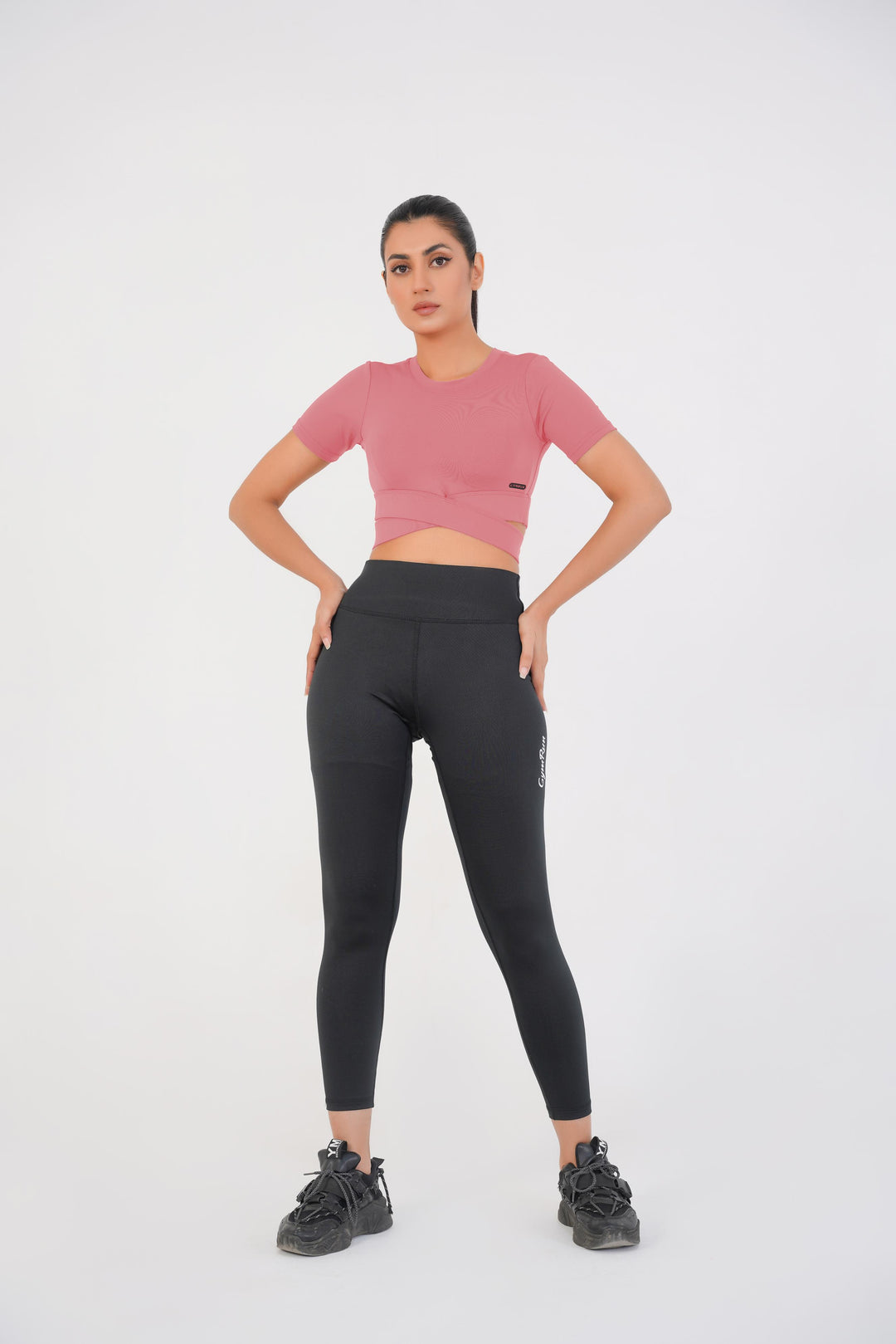 Cropped Wrap Tee