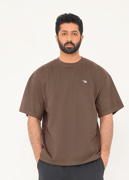 Essential Oversized Tee - Walnut Brown