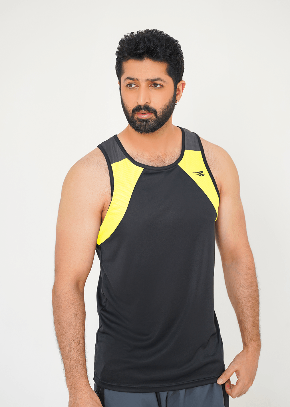 Titan Flex Tank - Black/Hi-vis Yellow