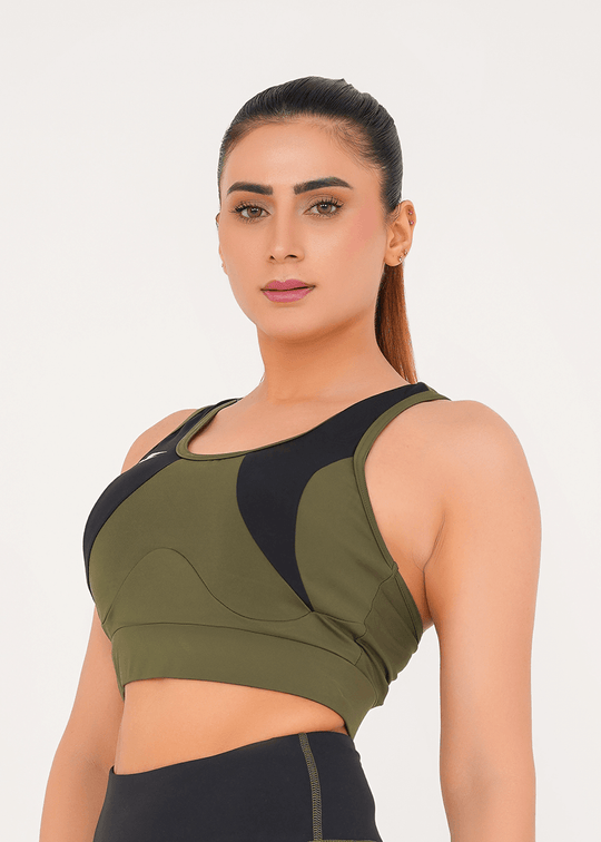 Epic Sports Bra - Olive