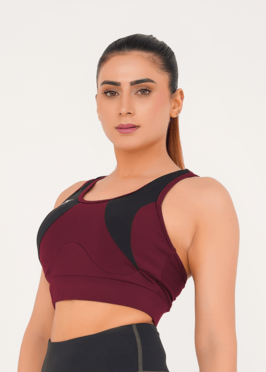 Epic Sports Bra - Maroon