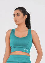 Ladies Basic Performance Sports Bra - Dusky Fern