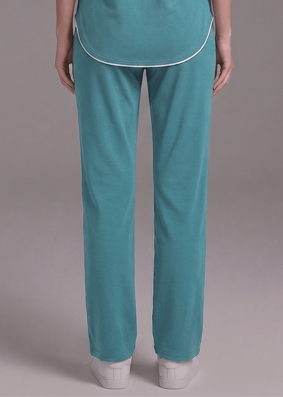 Motion Line Trouser - Dusky Fern