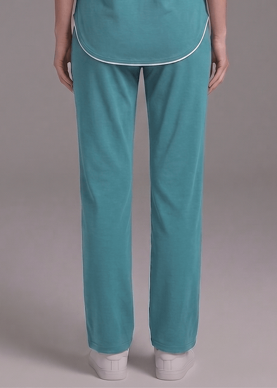Motion Line Trouser - Dusky Fern