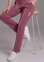 Motion Line Trouser - Deep Plum