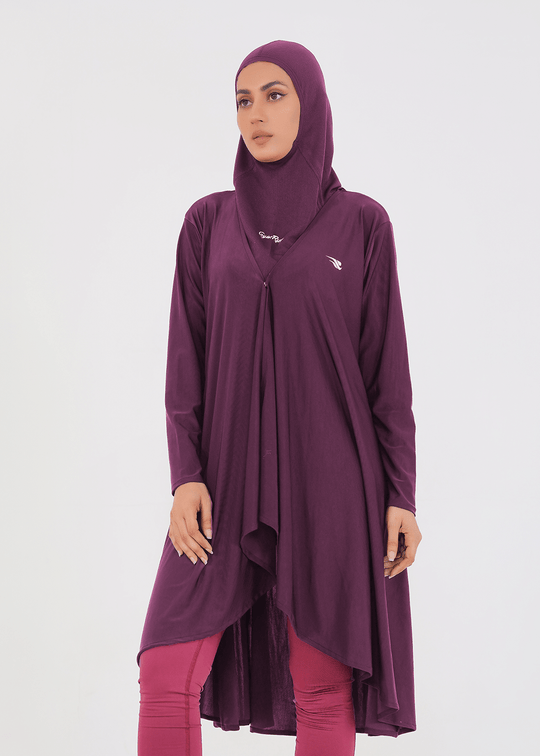 Cape Wrap Lite - Deep Plum