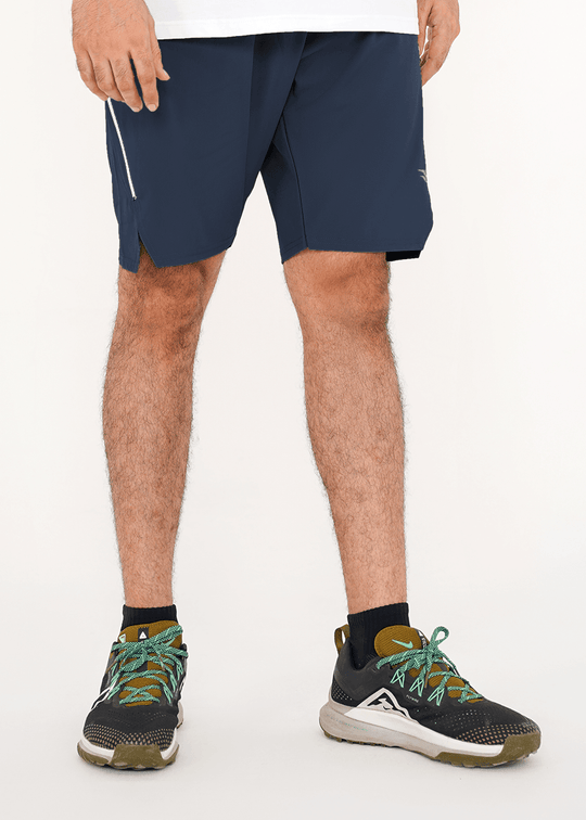 Prime Baggy Short - Navy/White