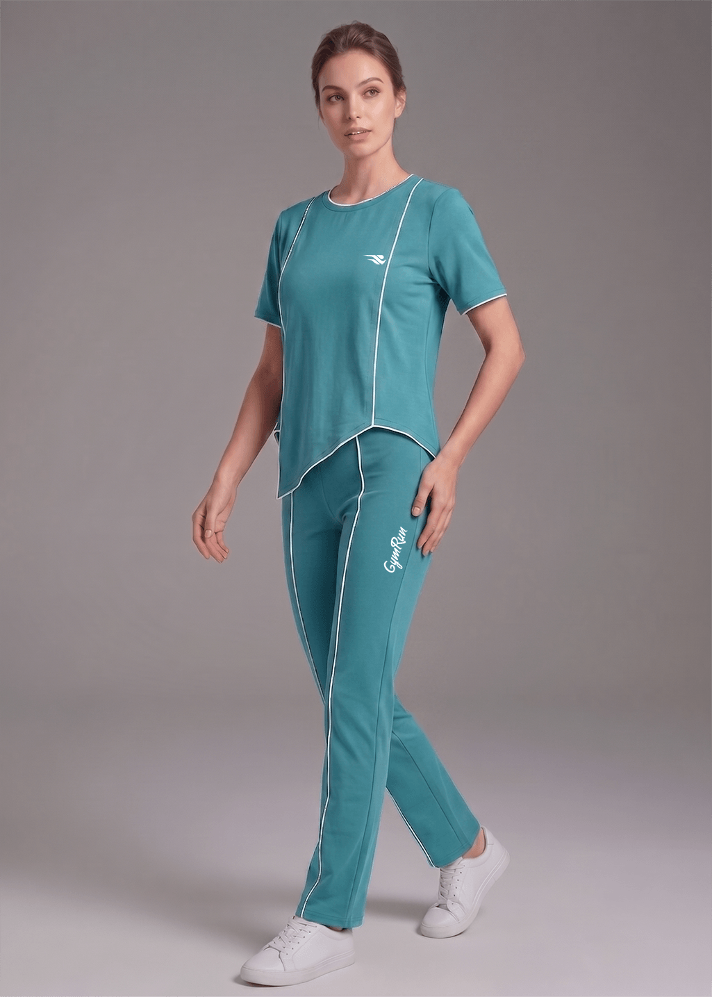 Motion Line Tracksuit - Dusky Fern