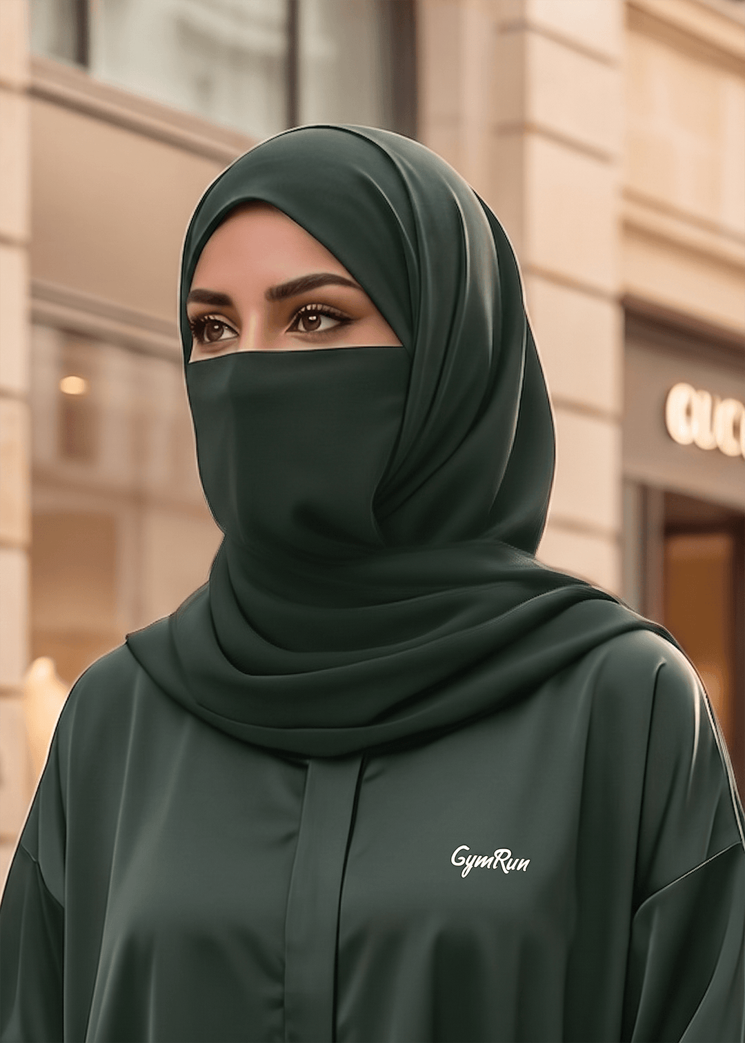 Grace Ride Abaya - Olive