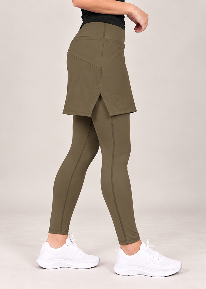 Stride Short Tights - Olive Gymrun