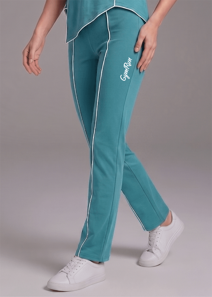Motion Line Trouser - Dusky Fern