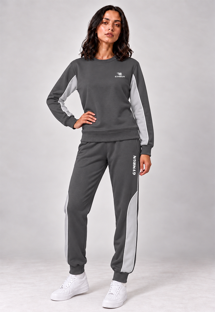 Stride Edge Set - Charcoal/Heather Grey Gymrun