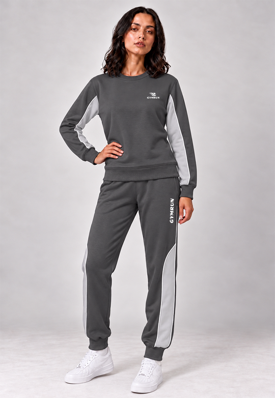 Stride Edge Set - Charcoal/Heather Grey Gymrun