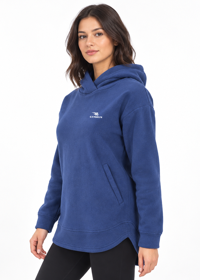 Cozy Curve Hoodie - Navy Gymrun