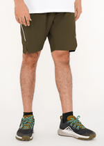 Prime Baggy Short - Olive/White