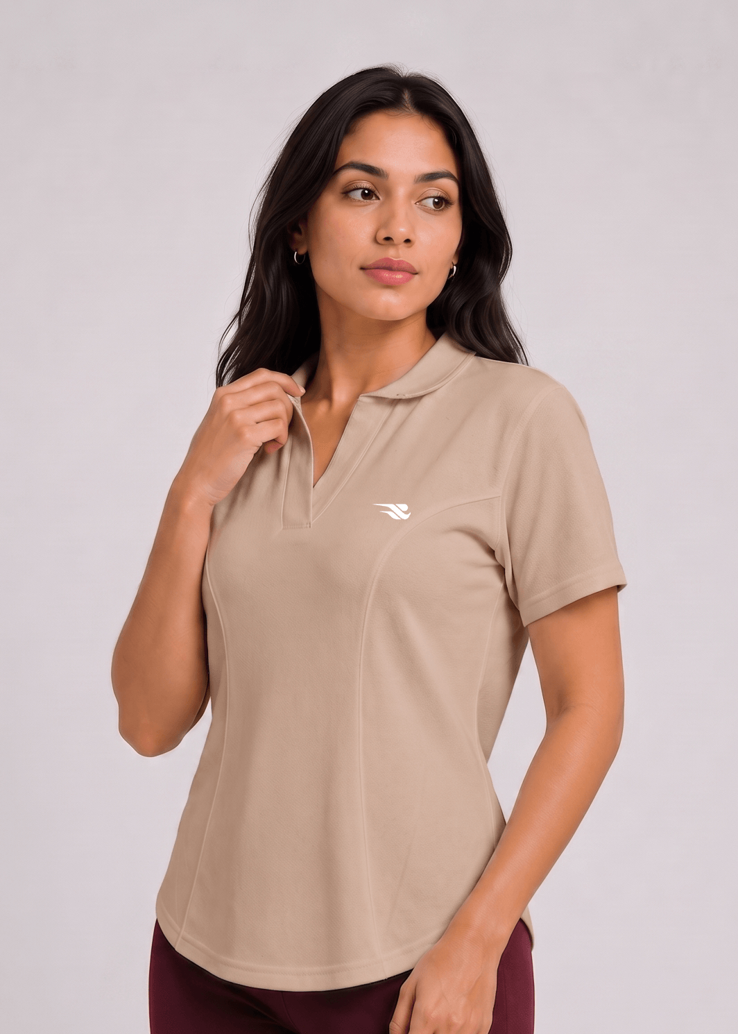 Signature Polo Shirt - Beige