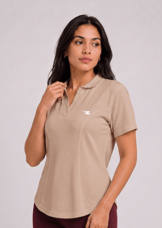 Signature Polo Shirt - Beige