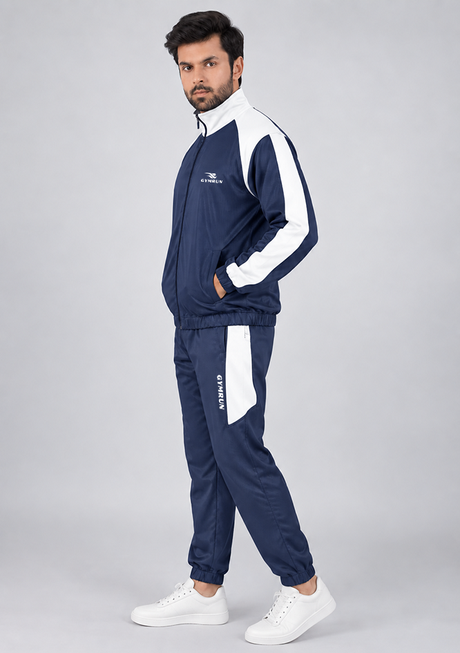 Season Flow Tracksuit - Navy Gymrun