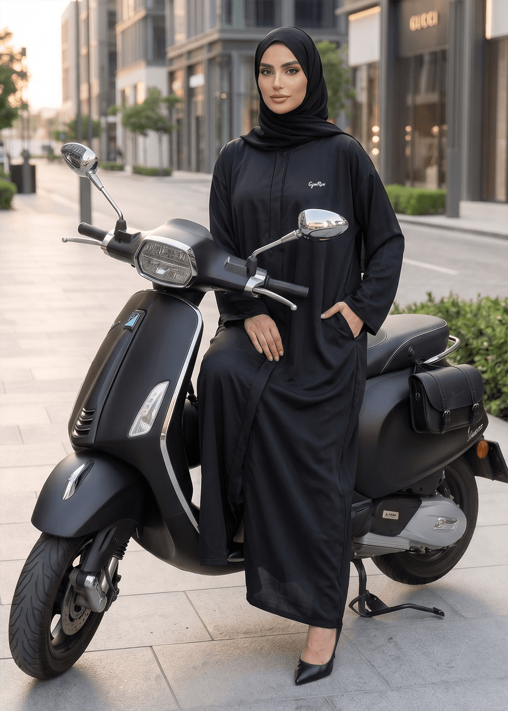 Grace Ride Abaya - Black
