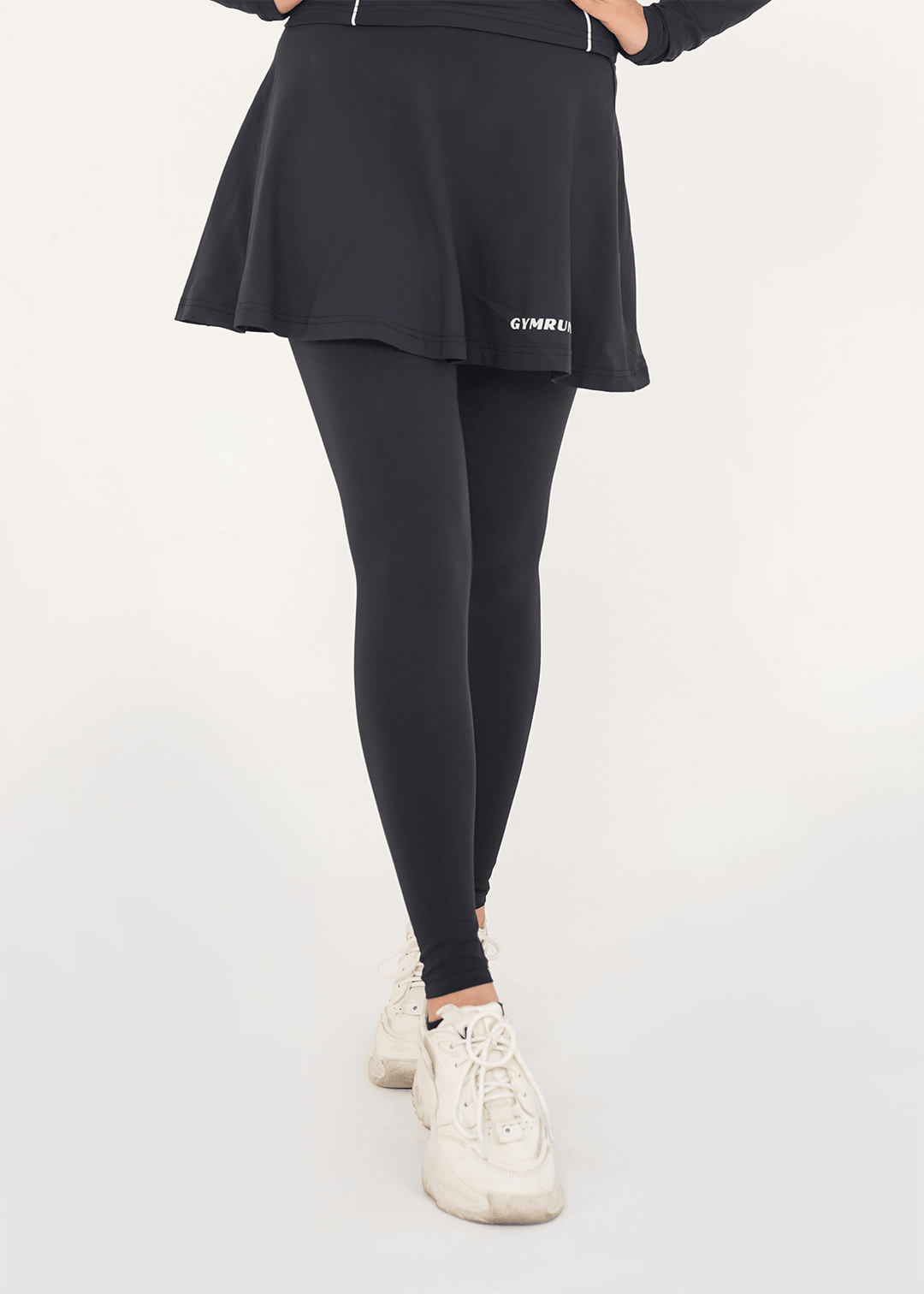 Stride Skirt Tights - black Gymrun