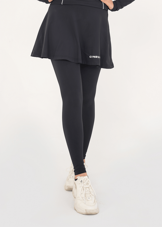 Stride Skirt Tights - black Gymrun