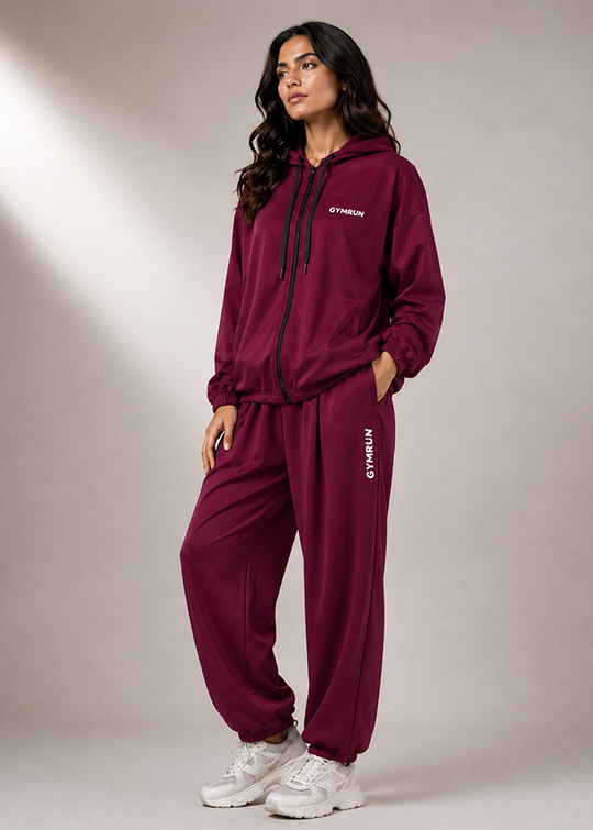 Zero Fit Tracksuit - Maroon