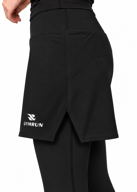 Stride Short Tights - Black Gymrun