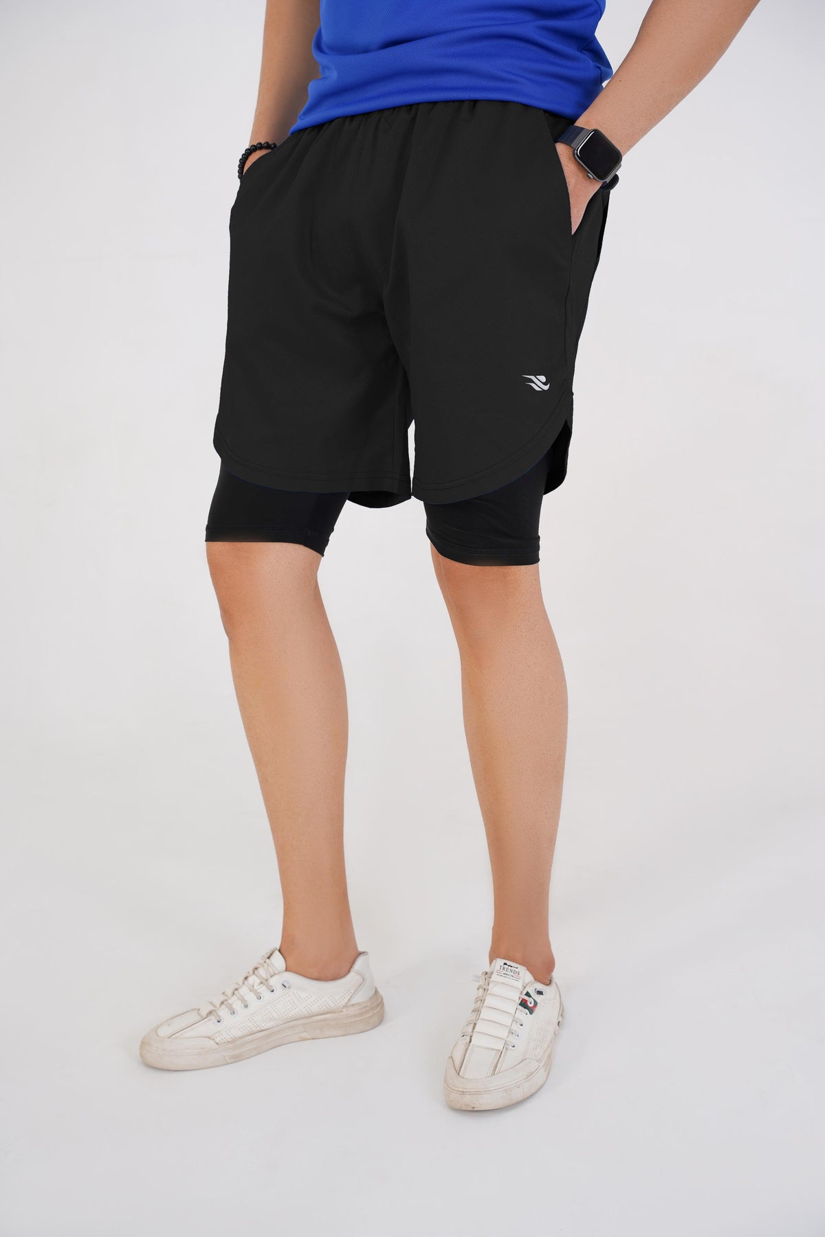 Elite Grid Dual Short - Black
