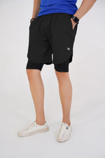 Elite Grid Dual Short - Black