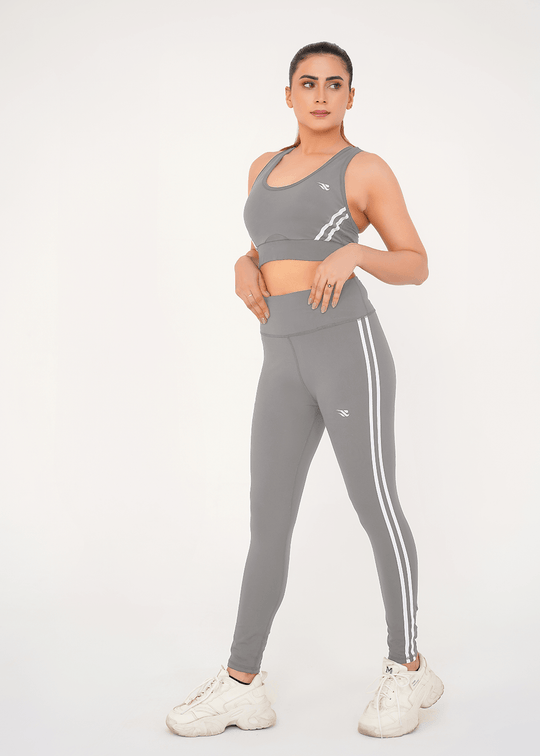 Impact Sports Bra + Legging - Grey